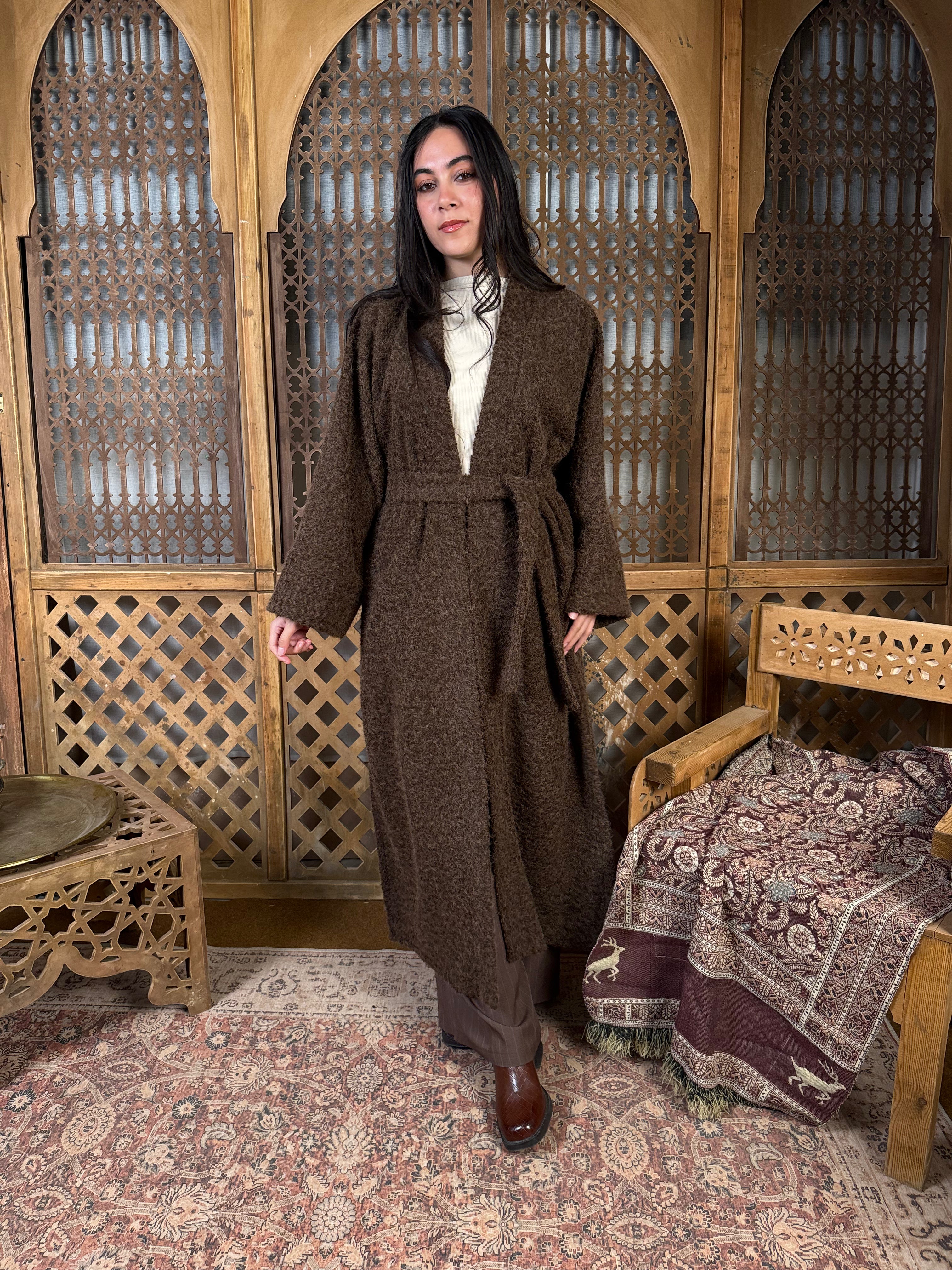 Coat Kimono Brown