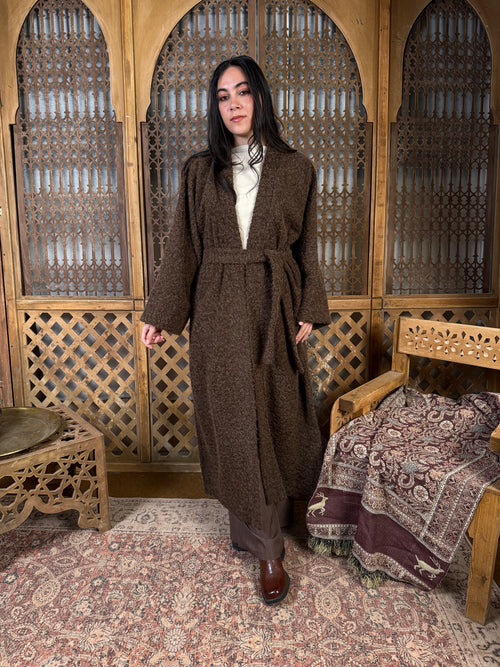 Coat Kimono Brown