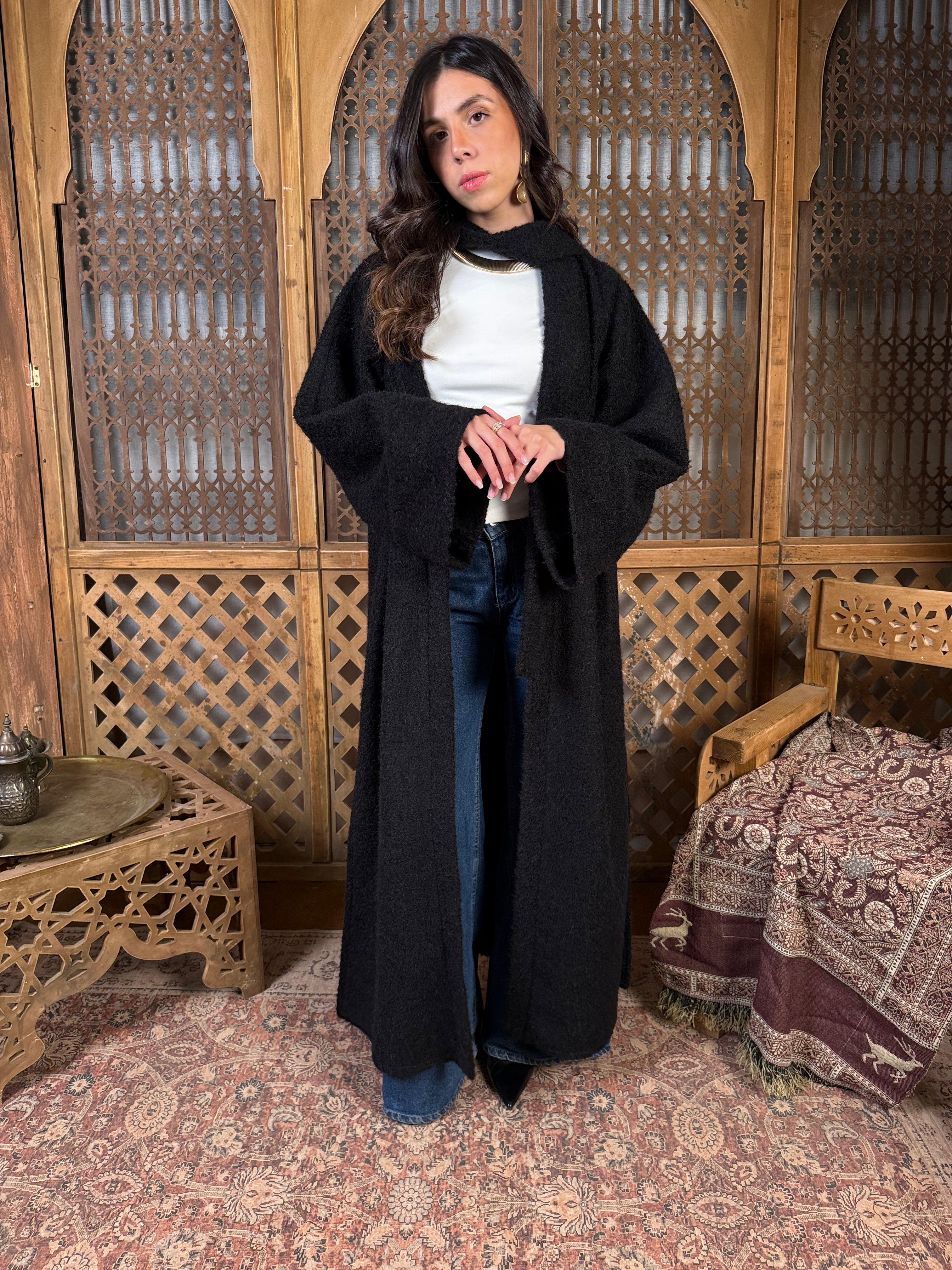 Coat Kimono Black