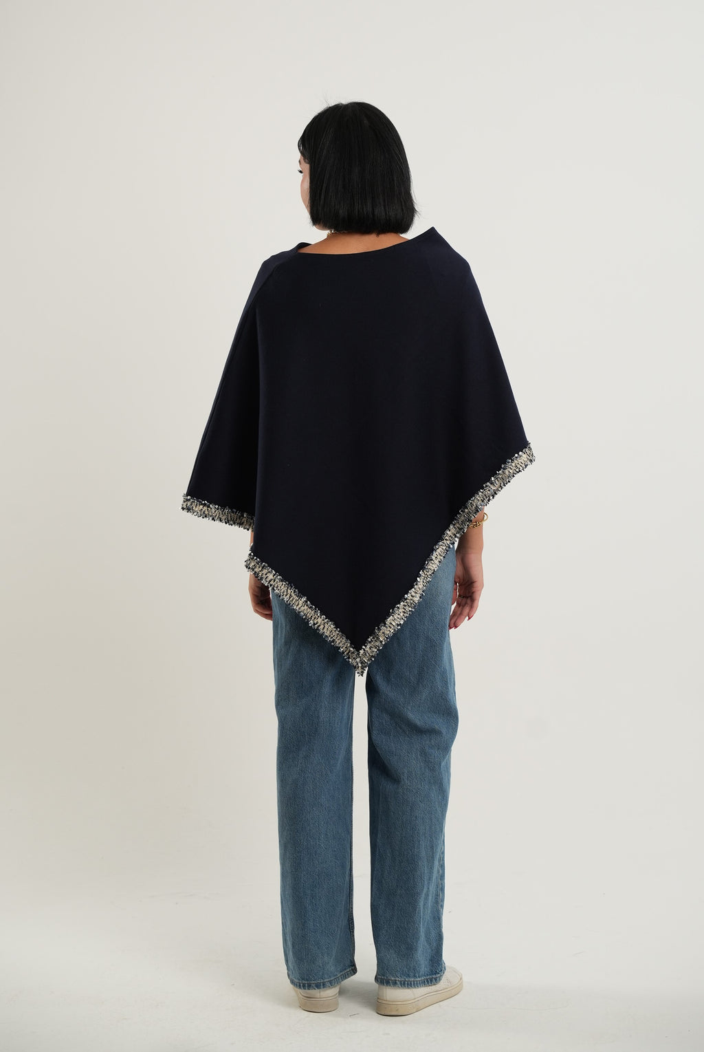 Azure Cape in Dark Blue