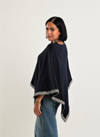 Azure Cape in Dark Blue