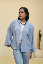 Linen Cardigan with Belt