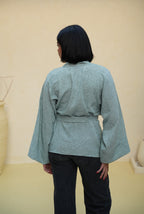 Linen Cardigan with Belt