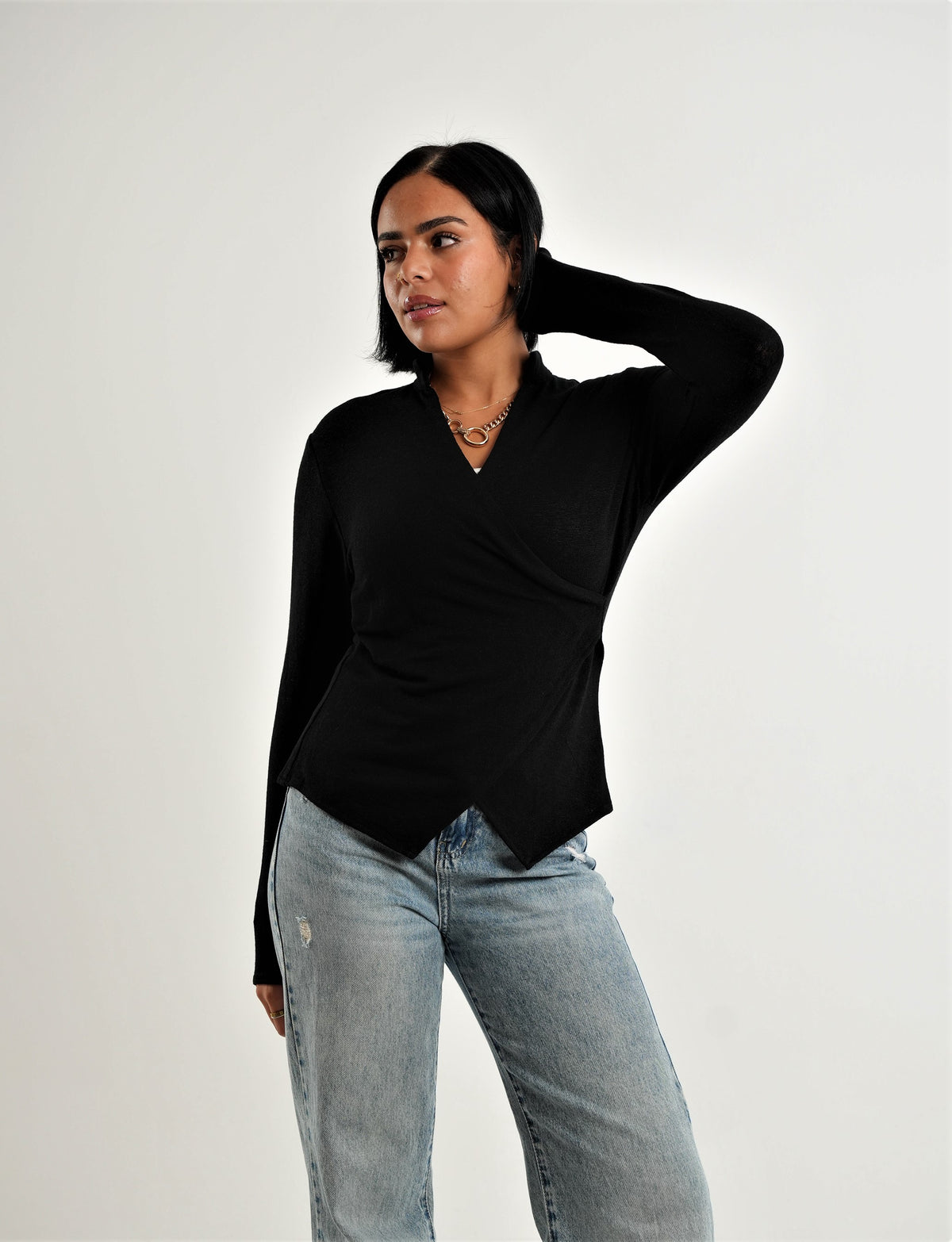 Croisé Sculpt Long Sleeve Top