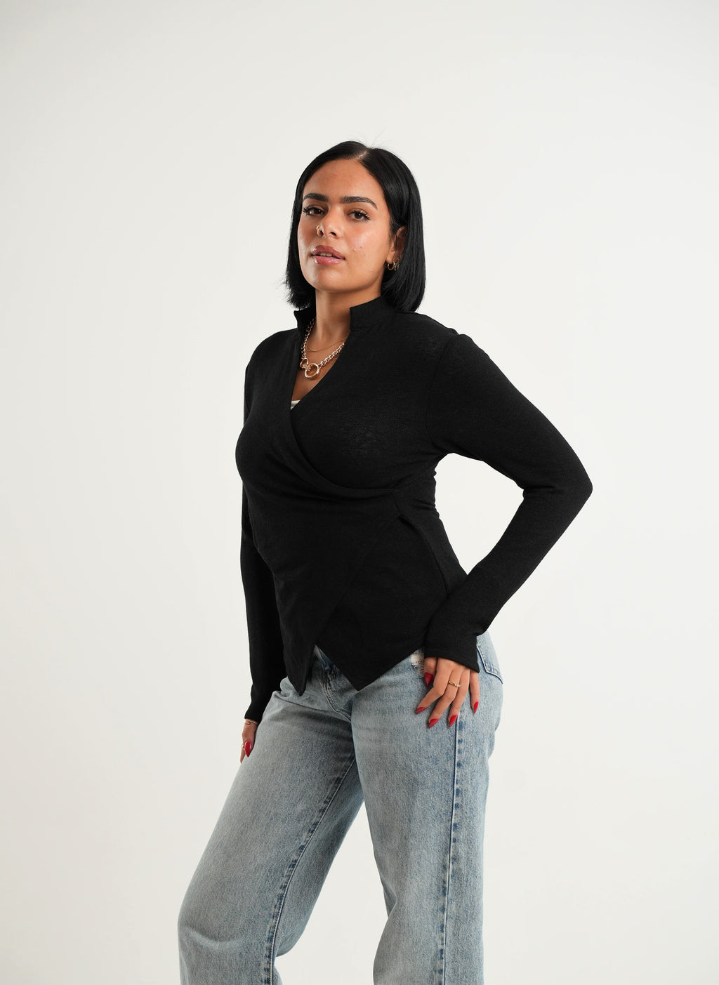 Croisé Sculpt Long Sleeve Top