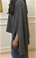 High Neck Poncho