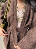 Coat Kimono Brown