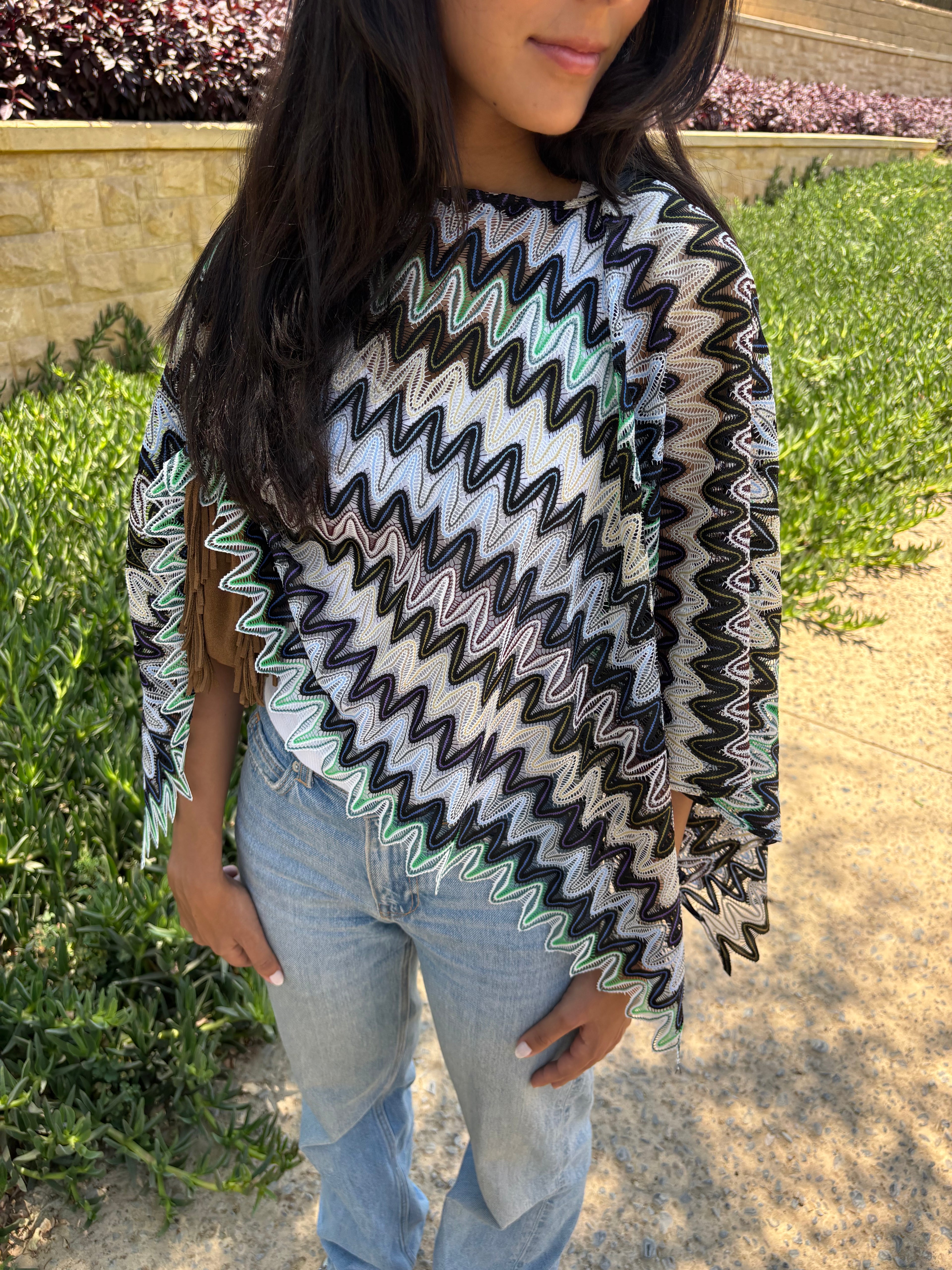 Blue Wave Poncho