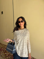 Asymmetric Mocha Mix Cape