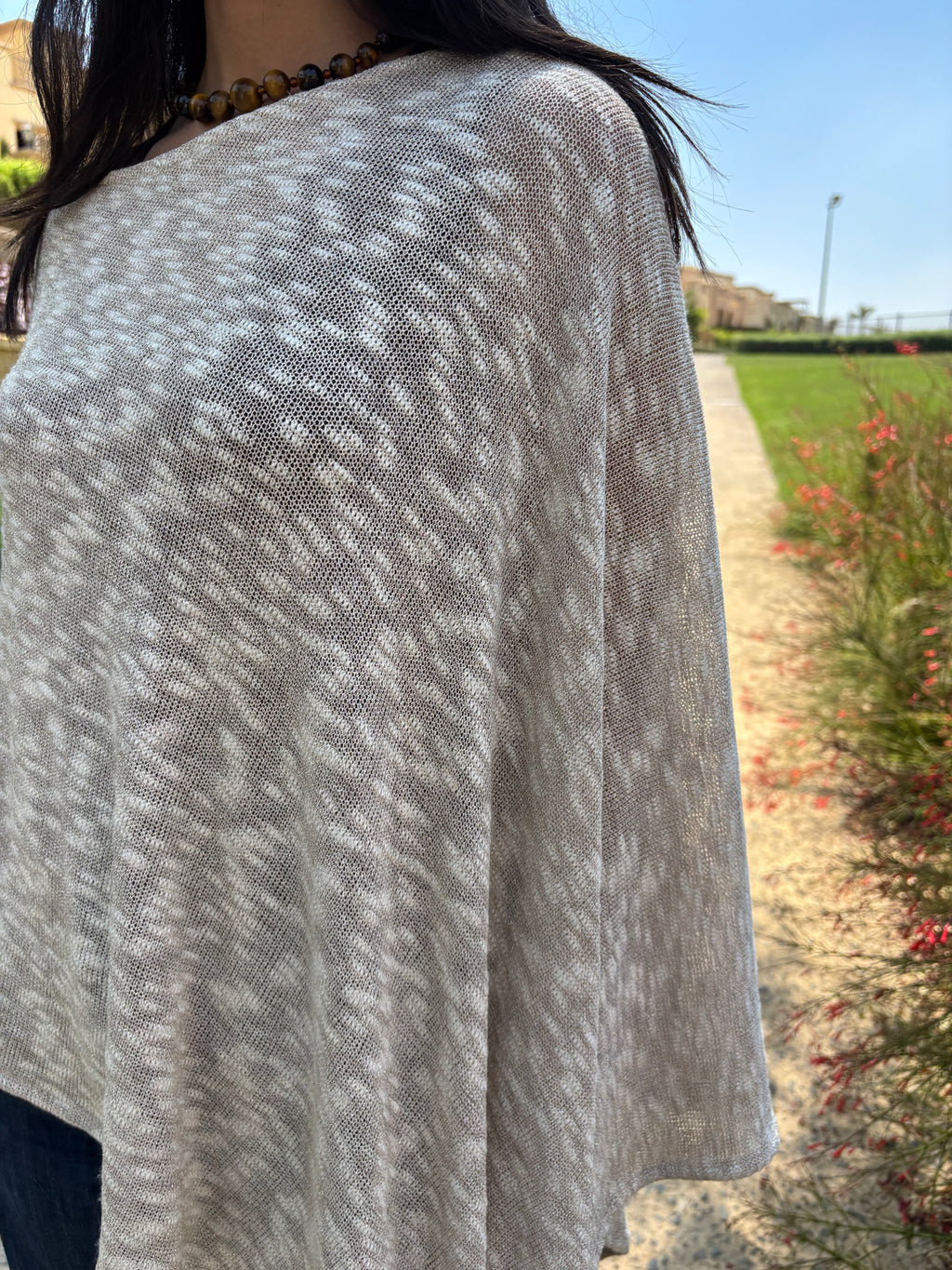 Asymmetric Mocha Mix Cape