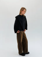 Black Scarf Jacket