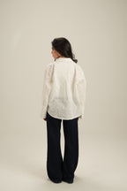 Everyday Embroidered Shirt - White