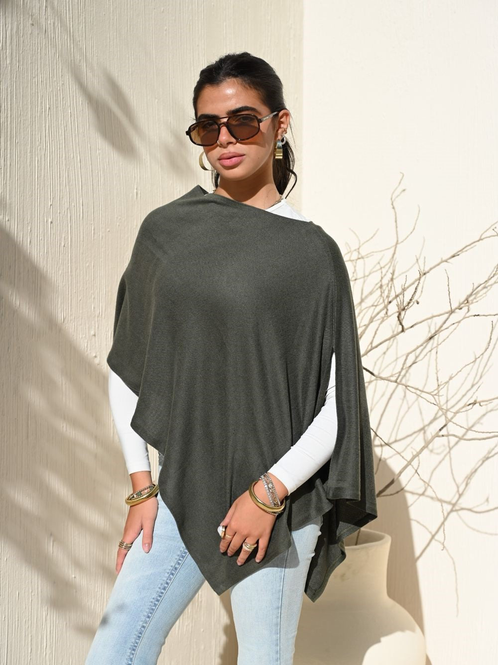 Layera Cape in Wool