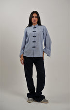 Mandarin Linen Shirt