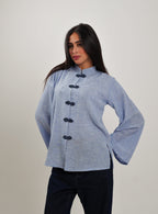 Mandarin Linen Shirt