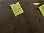 Embroidered Mandarin Shirt - Long Sleeve