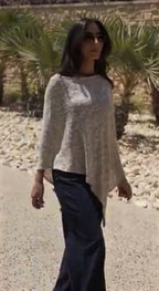 Asymmetric Mocha Mix Cape