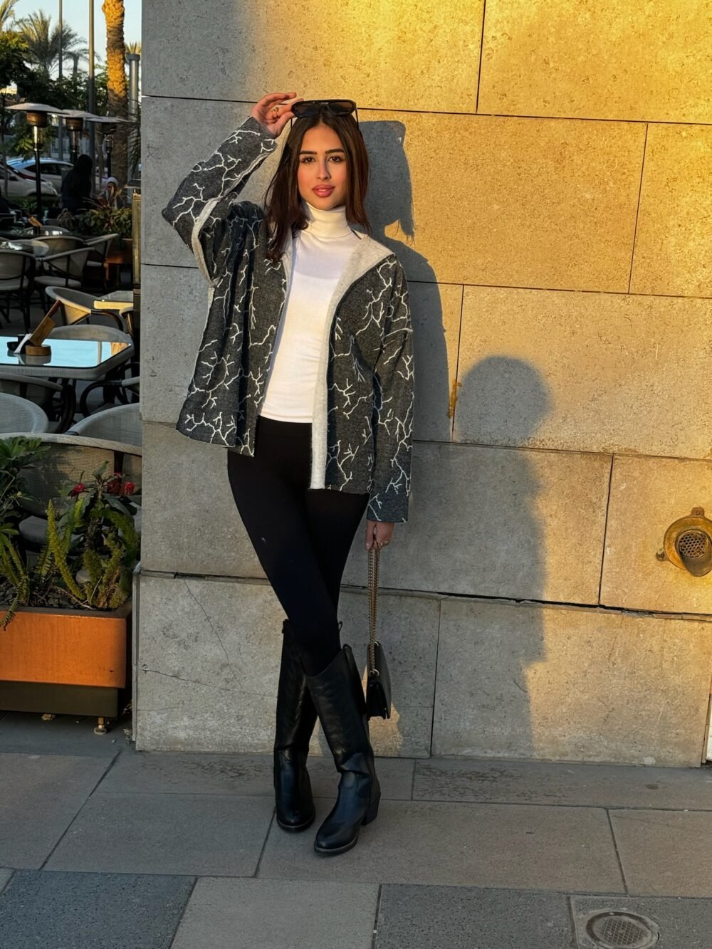 Grey Wool Jacket - Short