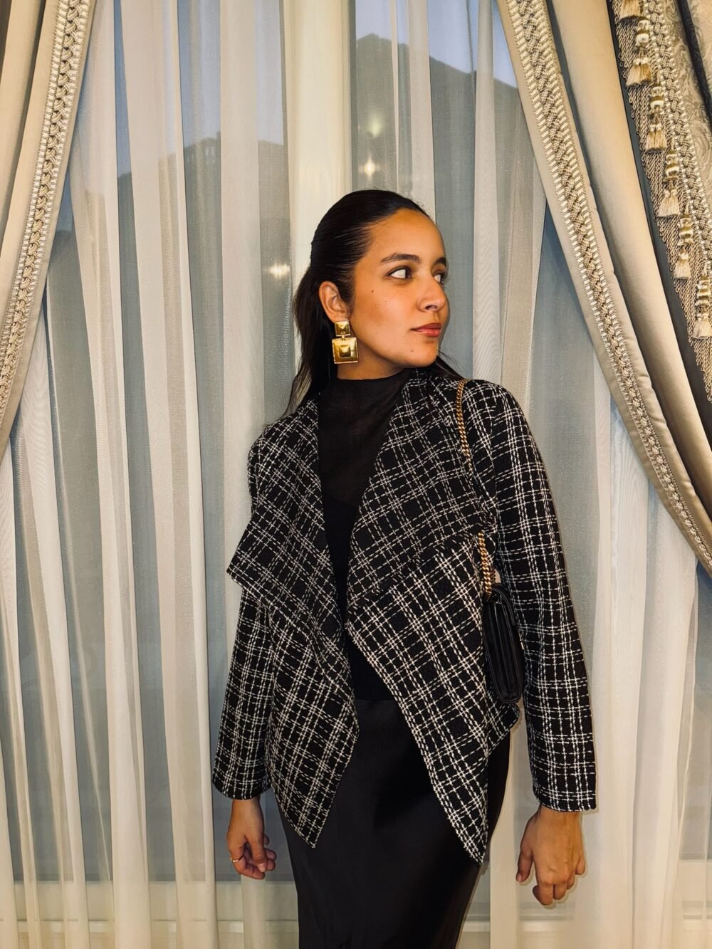 MonoCheck Wool Jacket - Image 2