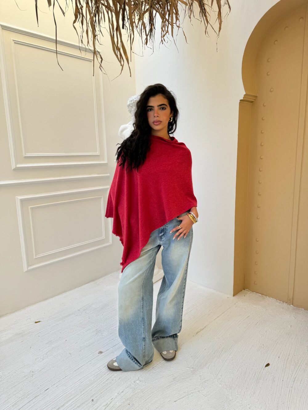 Wool Jersey Cape - Image 3