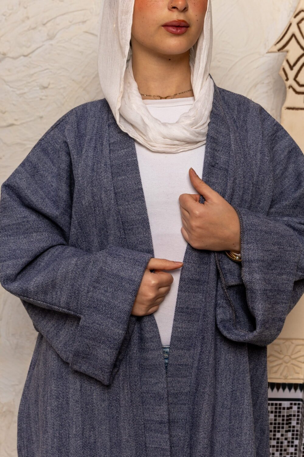 Saphire Wool Kaftan - Image 2