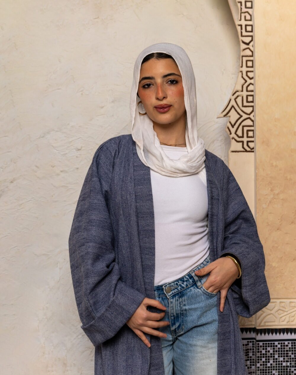 Saphire Wool Kaftan