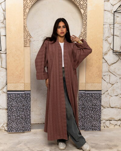 Crimson Wool Kaftan