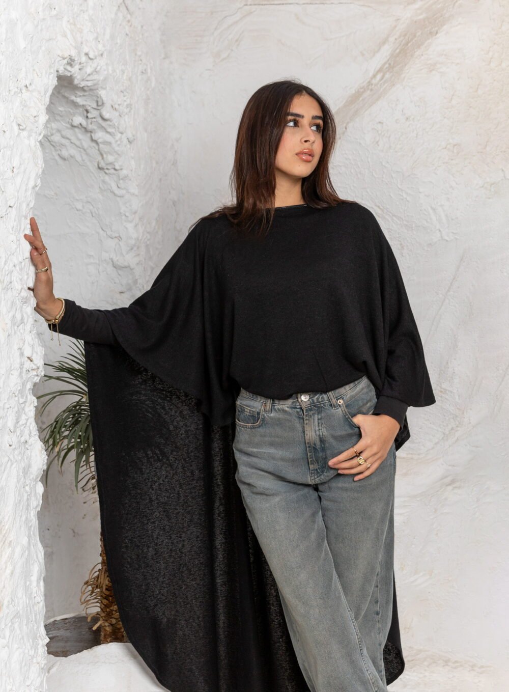 Flowy Soft Viscose Cape (Long) - Image 4