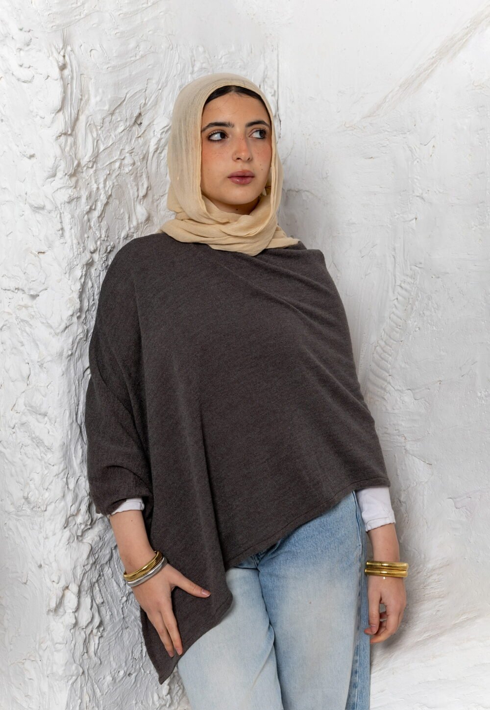 Spring Cape in Forest Haze Olive (Spring Collection)