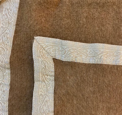 Wool Mohair Cape in Camel - Image 4