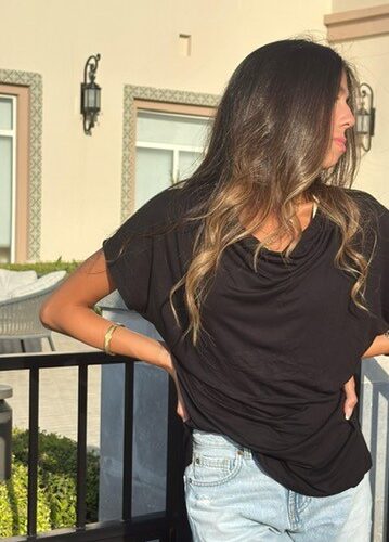 Serra Cowl Neckline Shirt