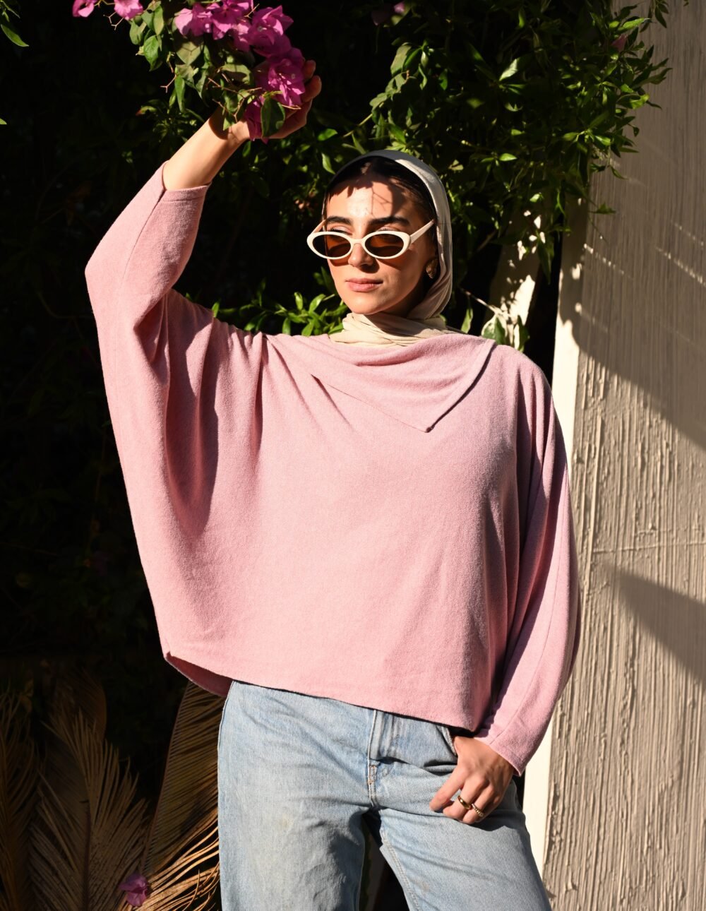 Cleo Poncho Top - Long Sleeve