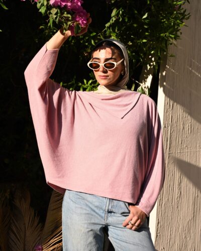 Cleo Poncho Top - Long Sleeve