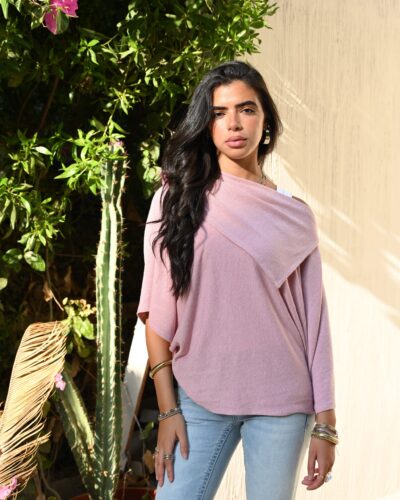 Cleo Poncho Top - Midi Sleeve