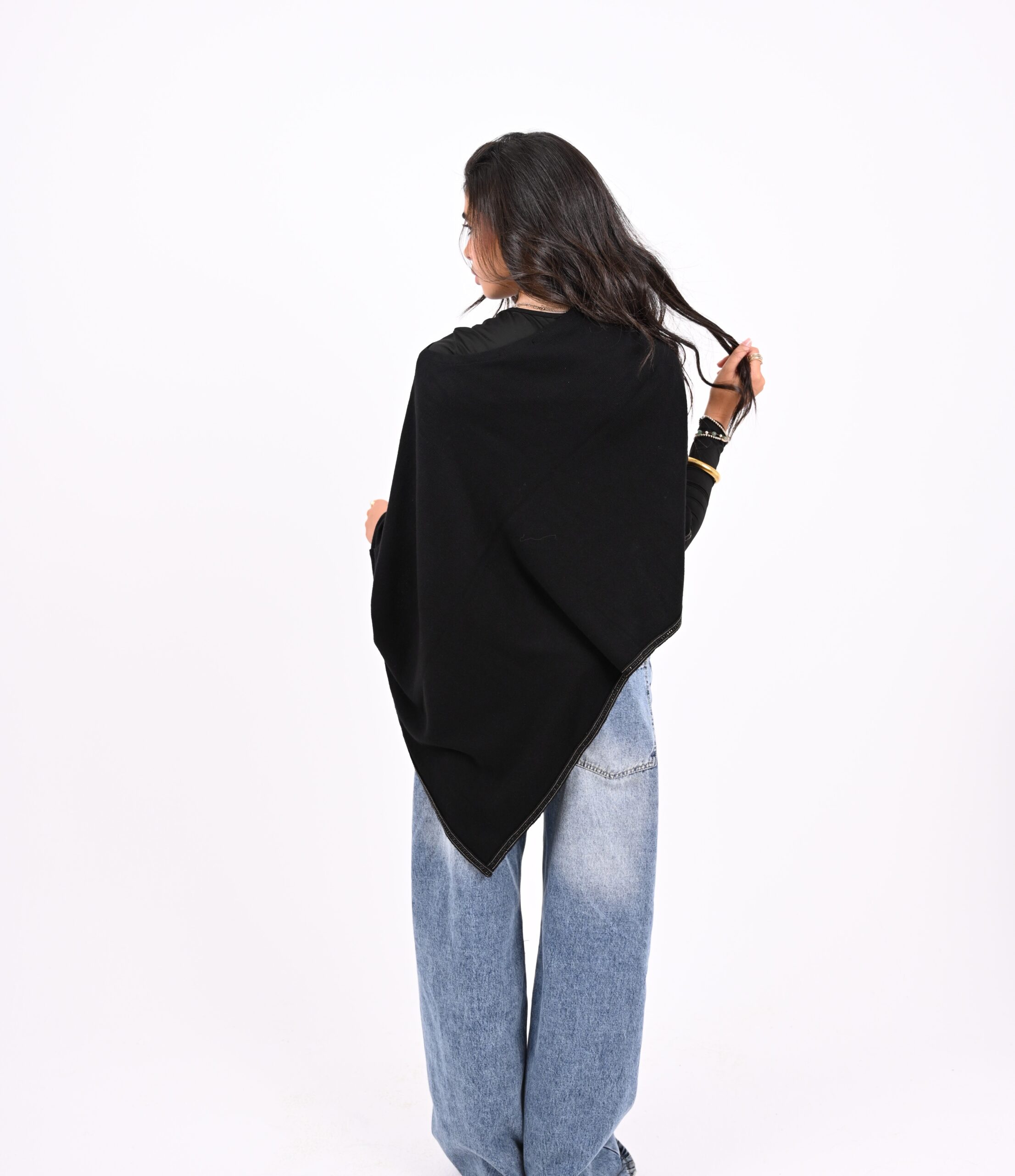 Aurora Cape In Black - Image 3
