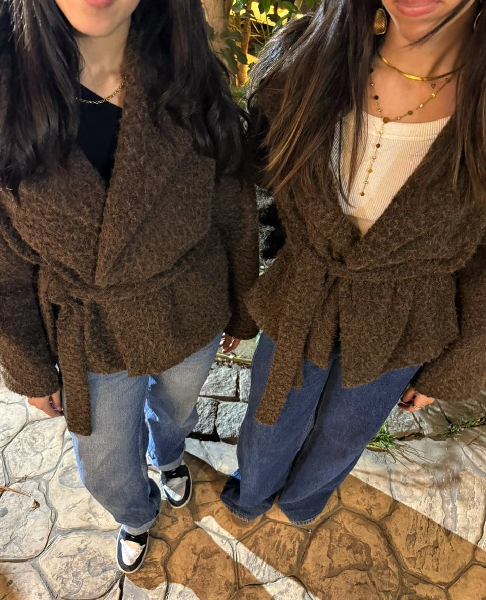 Luka Cozy Jacket in Brown