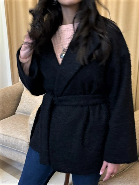 Luka Cozy Jacket in Black