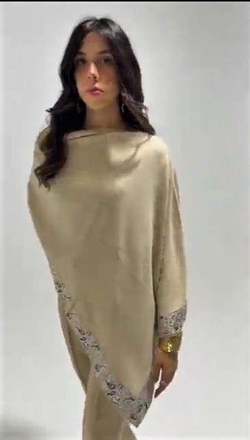 Layl Cape in Beige - Luka Designs