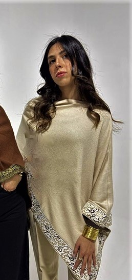 Layl Cape in Beige - Luka Designs