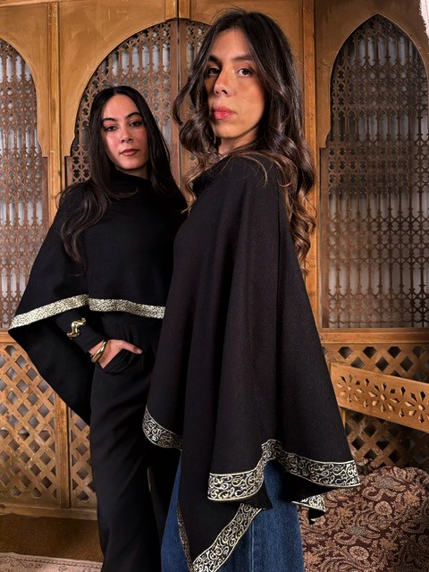 Layl Cape in Black - Image 2